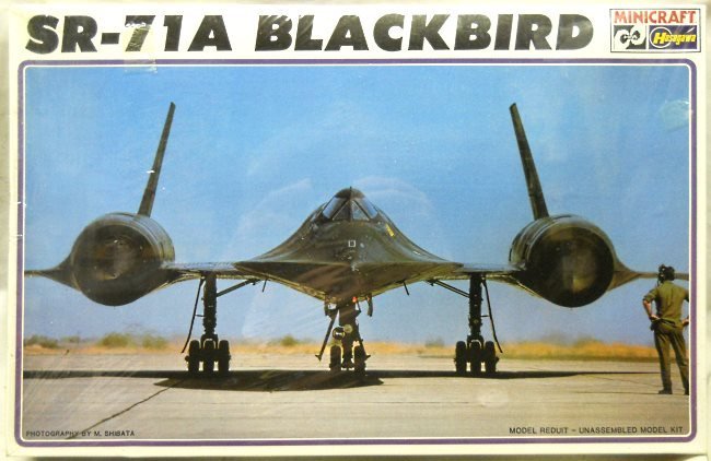 Hasegawa 1/72 Lockheed SR-71 A Blackbird, 1187 plastic model kit